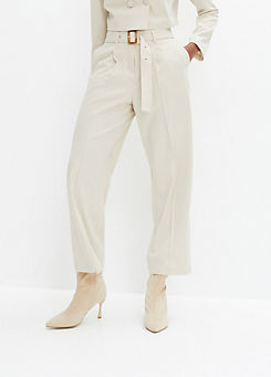 Belted Trousers by bonprix