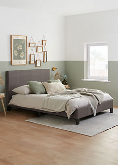 Berlin Fabric Upholstered Bed Frame by Birlea