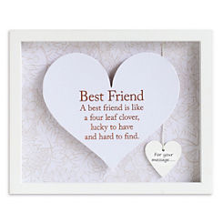 Best Friend - Heart Frame by Said With Sentiment