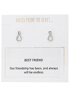 Best Friend - Infinity Earrings by Notes From The Heart