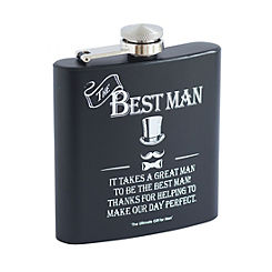 Best Man Hip Flask by Ultimate Gift for Man