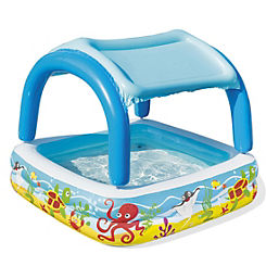 Bestway® Inflatable Canopy Baby Play Paddling Pool