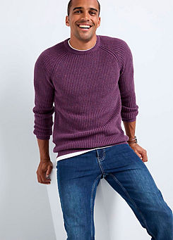 Bilberry Supersoft Crew Neck Jumper by Cotton Traders
