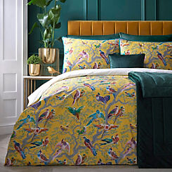 Birdity Absurdity 100% Cotton Sateen 200 Thread Count Duvet Cover Set by Laurence Llewelyn-Bowen