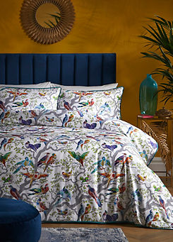Birdity Absurdity 200 Thread Count Cotton Duvet Cover Set by Laurence Llewelyn-Bowen