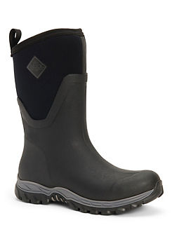 Black Arctic Sport Mid Wellington Boots by Muck Boots