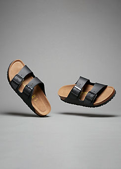 Black Arizona Ladies Sandals by Birkenstock