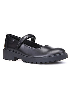 Black Casey Touch Fastening Shoes by Geox Kids