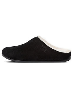 Black Chrissie Shearling iQushion™ Slippers by Fitflop