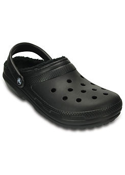 Black Classic Lined Clogs by Crocs