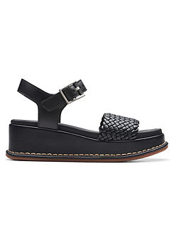 Black Kimmei Bay Sandals by Clarks