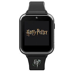 Black Silicon Strap Watch by Warner Brothers Harry Potter
