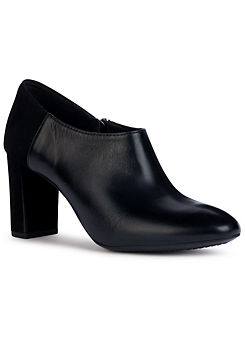 Black Suede Pheby Ankle Boots by Geox
