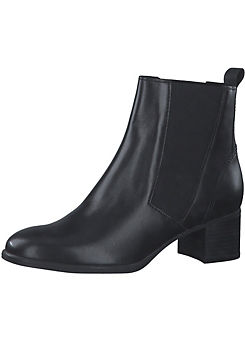 Block Heel Chelsea Boots by Marco Tozzi