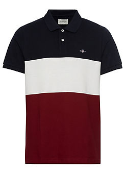 Block Stripe Polo Shirt by Gant