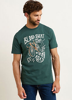 Blood Sweat & Gears T-Shirt by Brakeburn