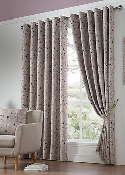 Blossom Bud Pair of Blackout Eyelet Curtains by Alan Symonds