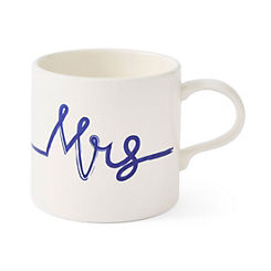 Blue & White Mrs Single Mug 0.40L Mug Meirion by Portmeirion