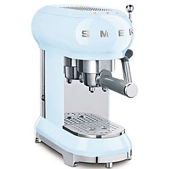 Blue Espresso & Cappuccino Coffee Maker ECF01PB by SMEG