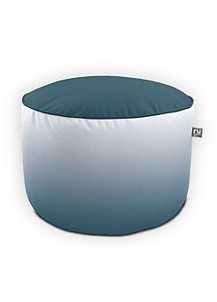 Blue Gradient Indoor & Outdoor Pouffe by rucomfy