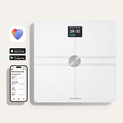 Body Comp Body Analysis Wi-Fi Smart Scale - White by Withings
