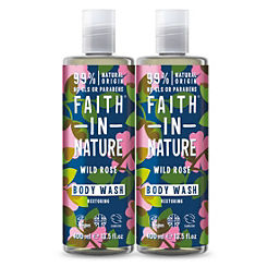 Body Wash Duo - Wild Rose by Faith In Nature