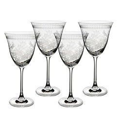 Botanic Garden Set of 4 Wine Glasses by Portmeirion