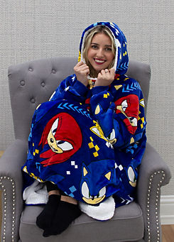 Bounce Hugzee - Wearable Hooded Fleece Blanket by Sonic The Hedgehog