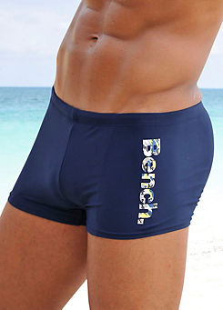 Boxer Swimming Trunks by Bench