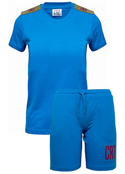 Boy’s Short Sleeve Pyjama Set by CR7