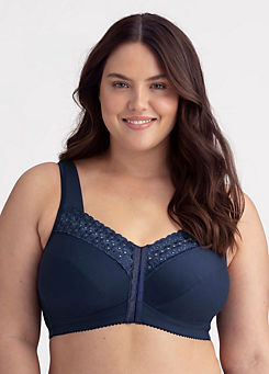 Broderie Anglaise Front Fastening Bra by Miss Mary of Sweden