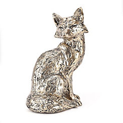 Bronze Finish Resin Fox Figurine by Meg Hawkins