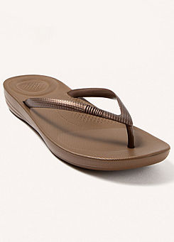 Bronze iQushion™ Ergonomic Flip-Flops by Fitflop