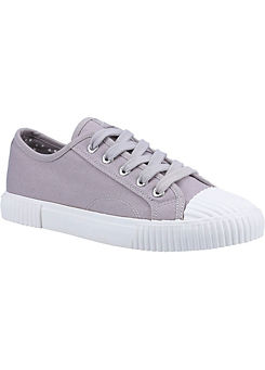 Brooke Grey Canvas Trainers by Hush Puppies