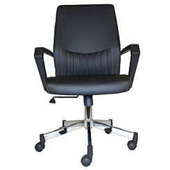 Brooklyn Faux Leather Office Chair by Alphason