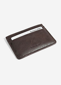 Brown Card Case by Stackers