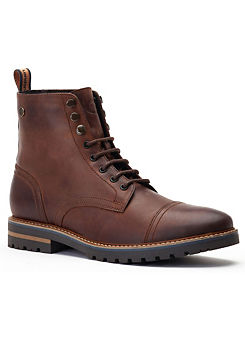 Brown Sparrow Combat Boots by Base London