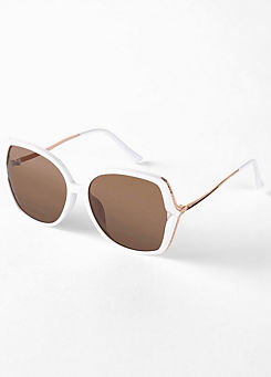 Brown Tinted Lens Sunglasses by bonprix