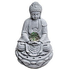 Buddha Water Feature Colour Changing Mains Operated Light by Widdop & Co