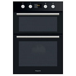 Built-in Multi-Function Double Electric Oven DD2844CBL - Black by Hotpoint