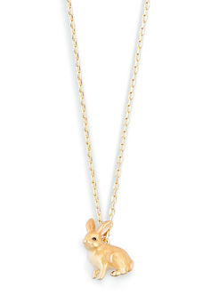 Bunny Rabbit Pendant Necklace by Bill Skinner