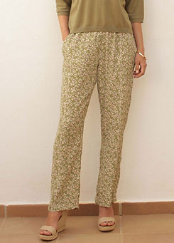 Buttercup Trousers in Khaki by Pomodoro