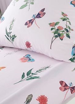 Butterfly Garden Fitted Sheet by RHS