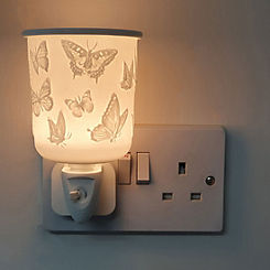 Butterfly Porcelain Plug In Electric Warmer by Cello