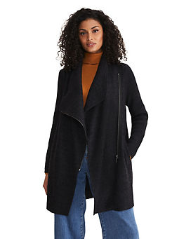 Byanca Zip Knit Coat by Phase Eight