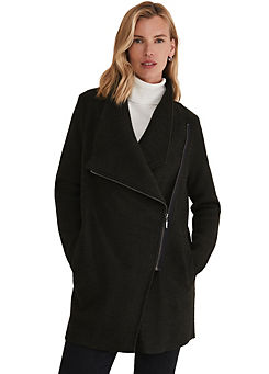Byanca Zip Knit Coat by Phase Eight