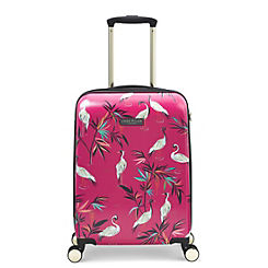 Cabin Trolley Case - Pink Heron by Sara Miller
