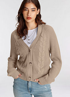 Cable Knit Cardigan by AJC