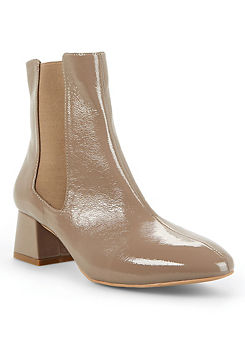 Camel Crinkle Ankle Boots by Kaleidoscope