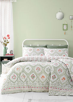 Cameo Floral Duvet Cover Set  by Catherine Lansfield